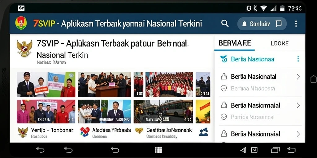 Tampilan antarmuka aplikasi 7SVIP yang bersih dan informatif.
