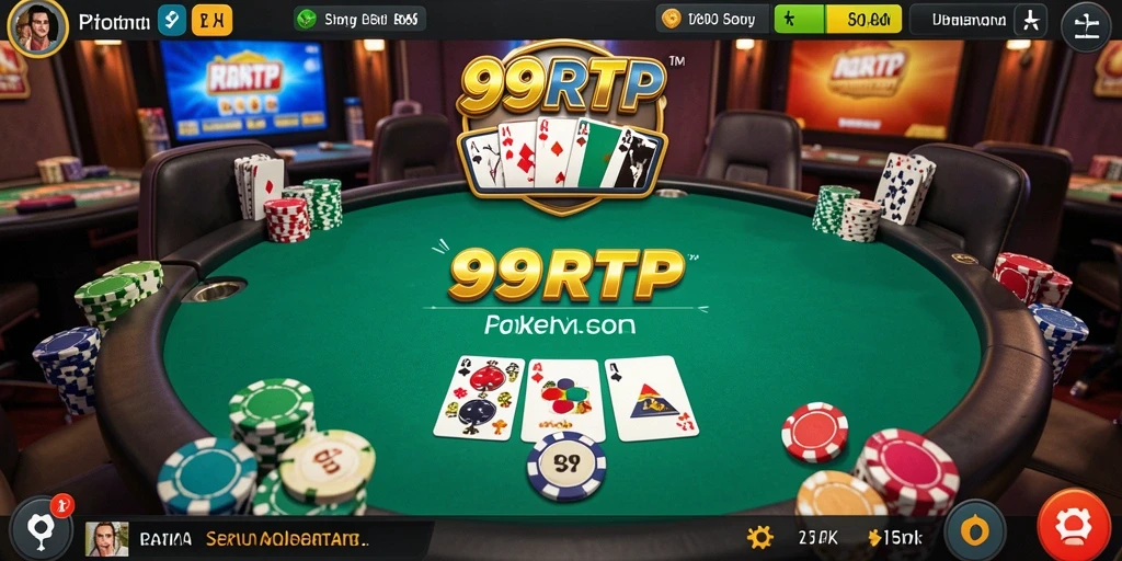 Antarmuka dan fitur menarik dari game Poker 99RTP.