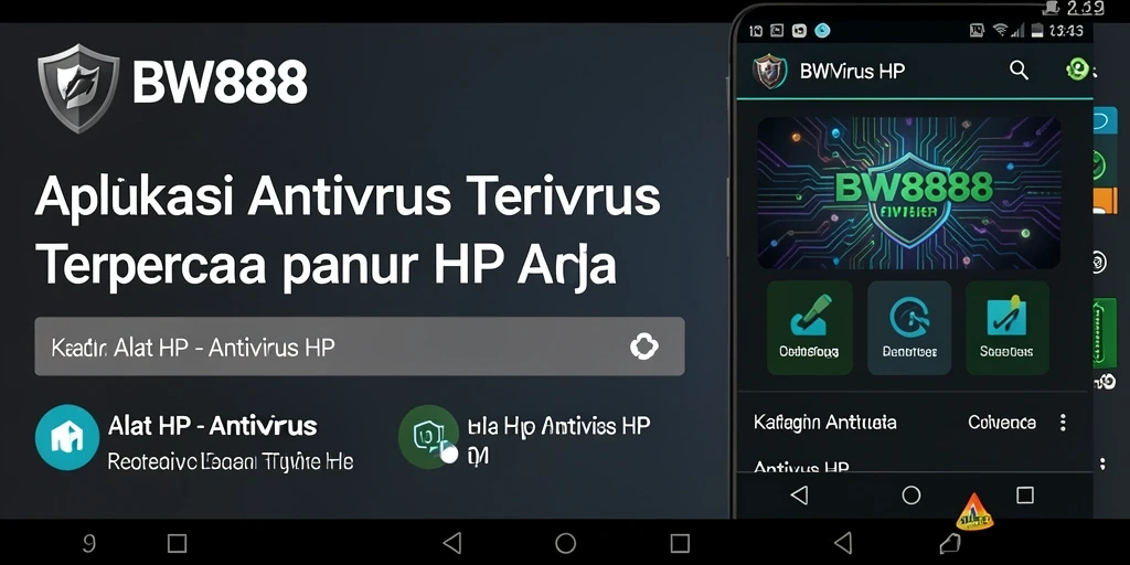 Antarmuka BW888 yang ramah pengguna menampilkan pemindaian antivirus secara real-time.