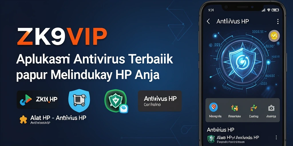 Antarmuka utama ZK9VIP yang intuitif dan modern untuk keamanan HP.