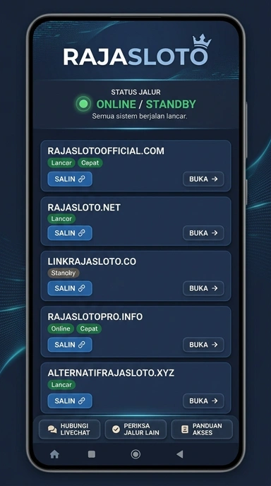 Link Alternatif Terbaik untuk Rajasloto di Android