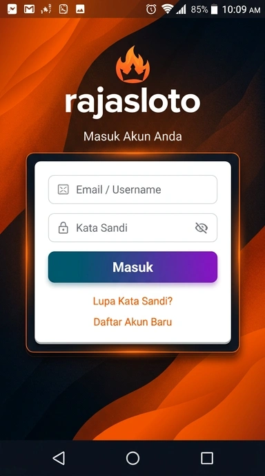 Masuk Akun Rajasloto untuk Pengguna Android