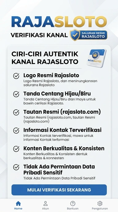 Halaman Resmi Rajasloto untuk Pengguna Android